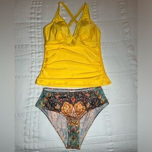 NWT Two piece swimsuit - tankini, size M